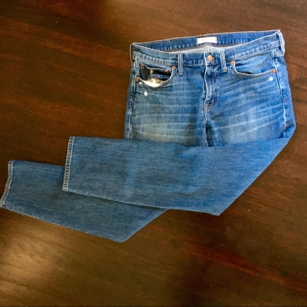 Madewell Light Wash Boyfriend Jeans